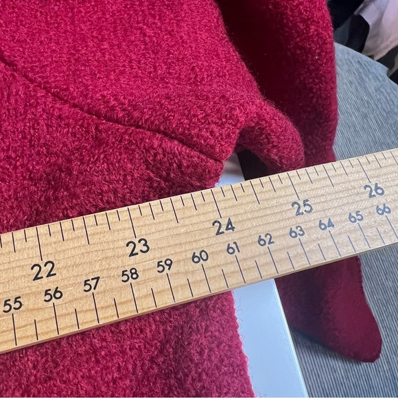 Vintage Tabi International Red 100% Wool Cardigan Sweater size xl - Picture 4 of 5